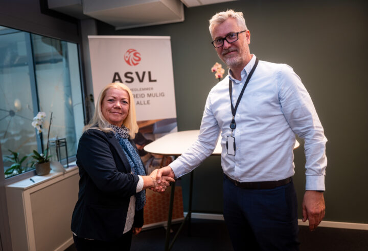 Merethe Jonas, Forbundet Styrke og Onar Aanestad, direktør ASVL